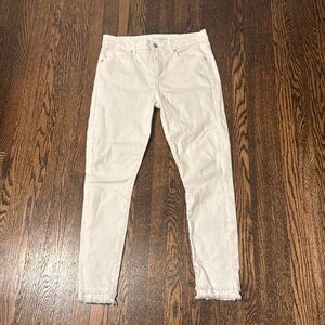 Loft White Skinny Jeans